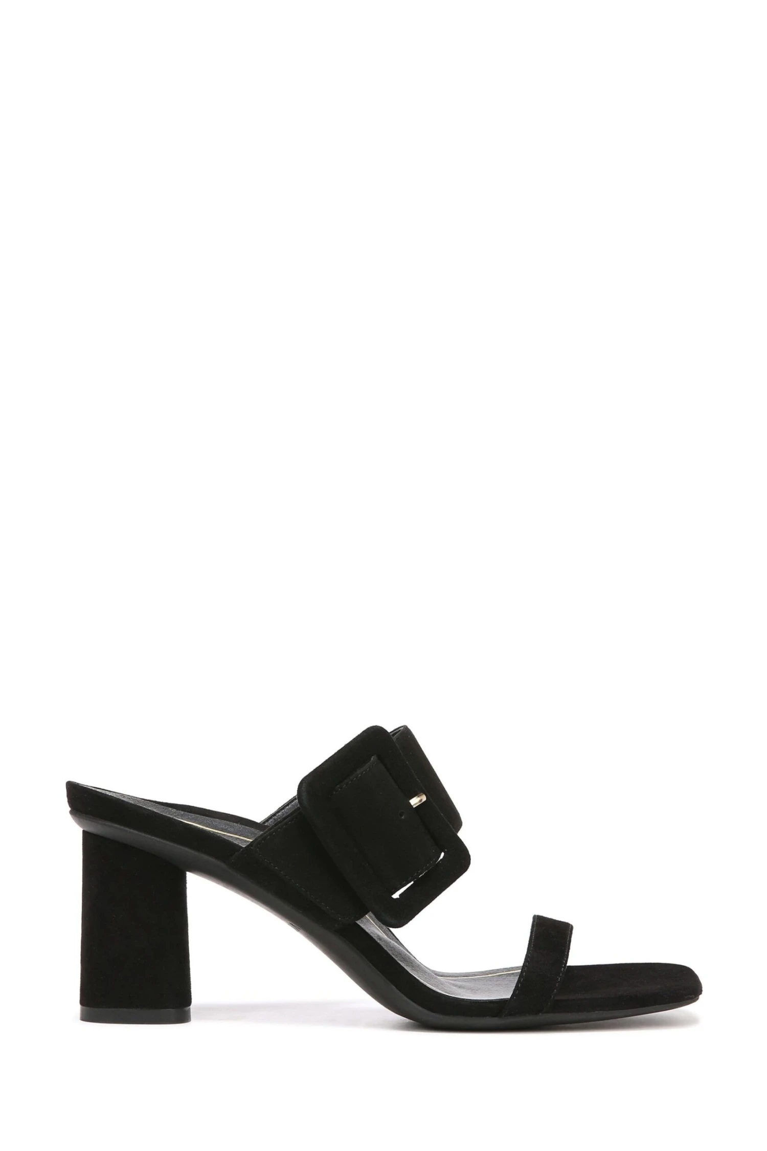 Vionic Black Suede Brookell Slides