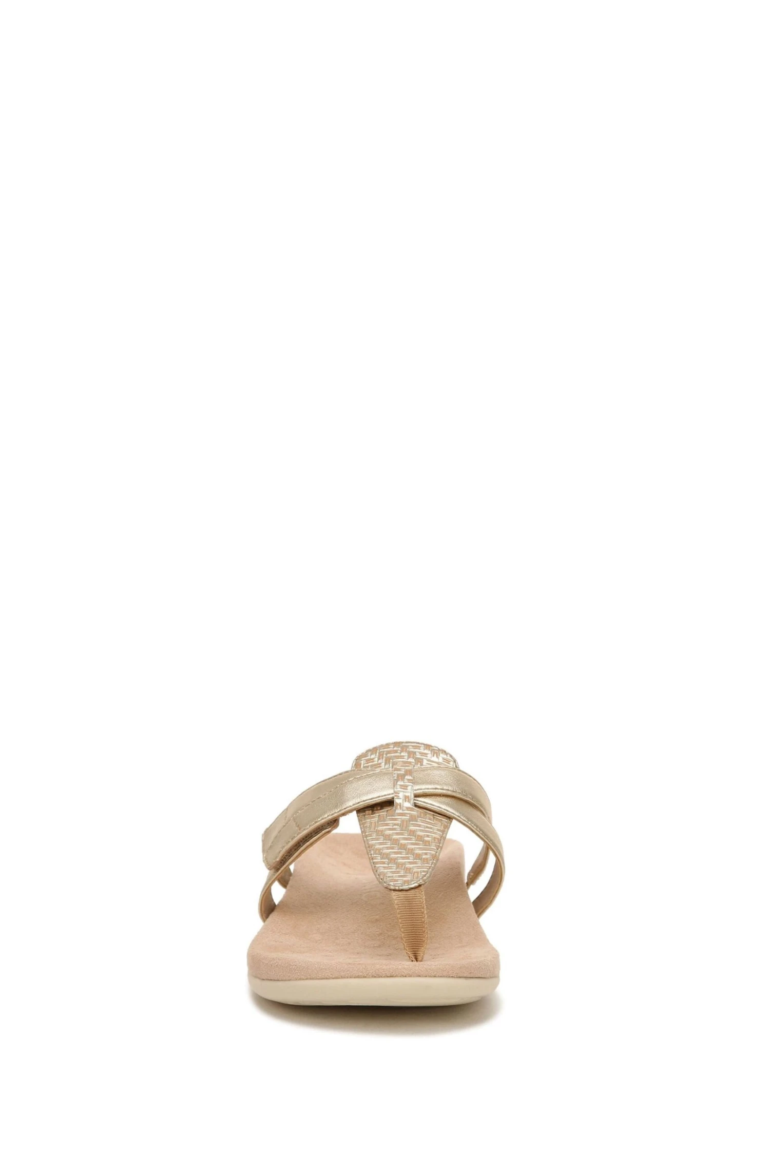 Vionic Gold Karley Tumbled Geo Synthetic Slides - Image 5