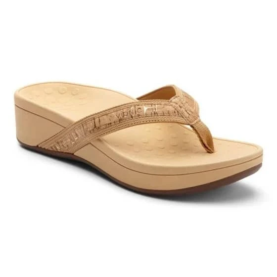 Vionic Women's Hightide Platform Sandal Gold Cork - Image 2