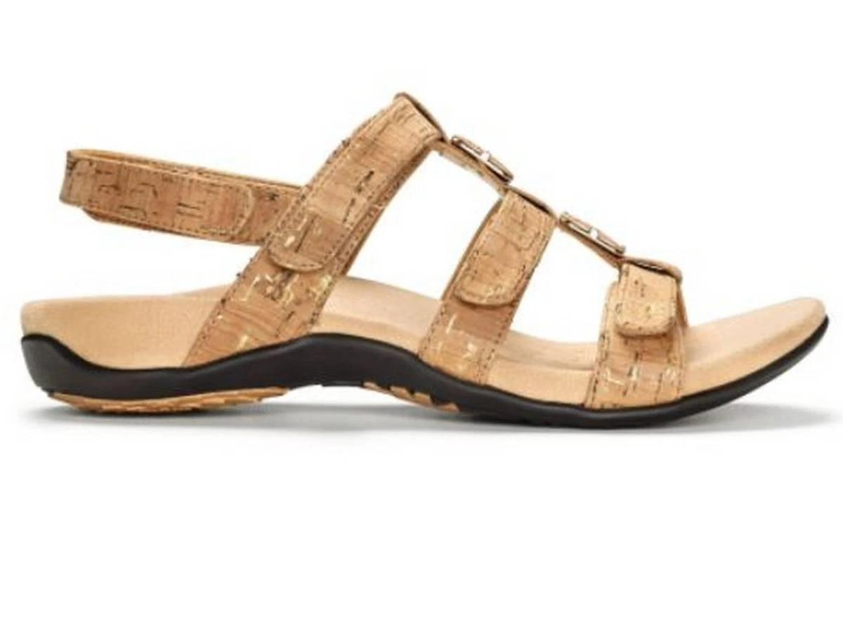 Vionic Women's Amber Sandals Gold Cork - Image 3
