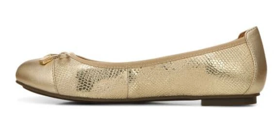 Vionic Women's Minna Ballet Flat Gold - Image 4