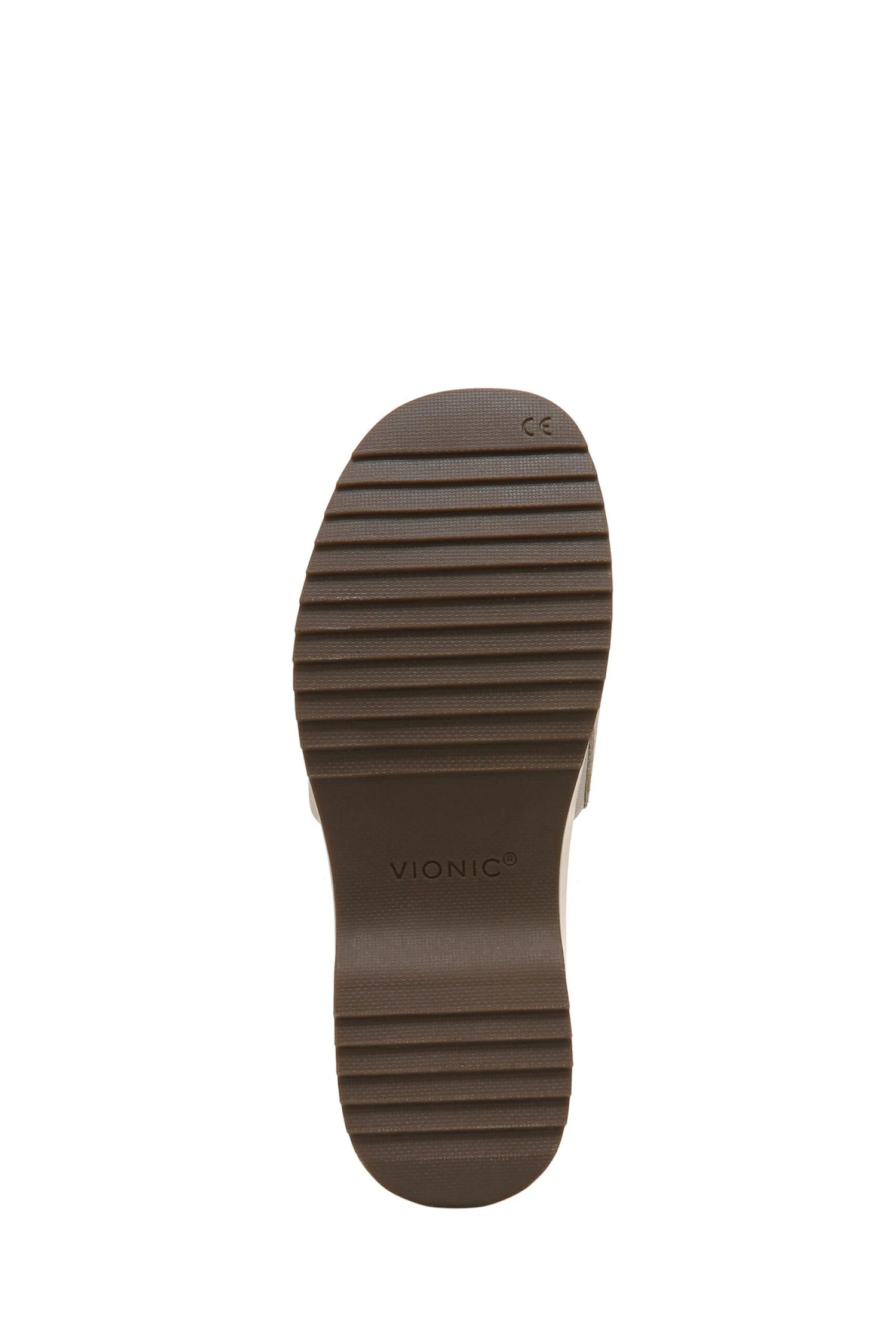 Vionic Cream Tumbled Leather Trista Slides - Image 6