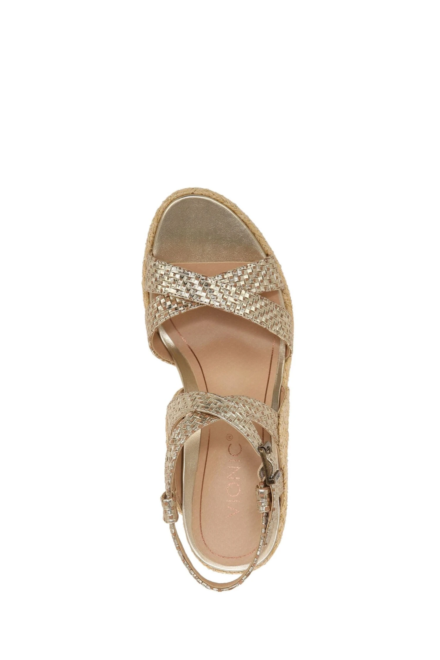 Vionic Gold Tumbled Leather Bonita Sandals - Image 5