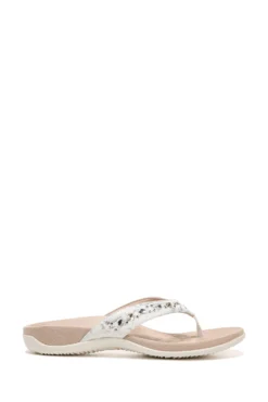 Vionic Lucia White Sandals