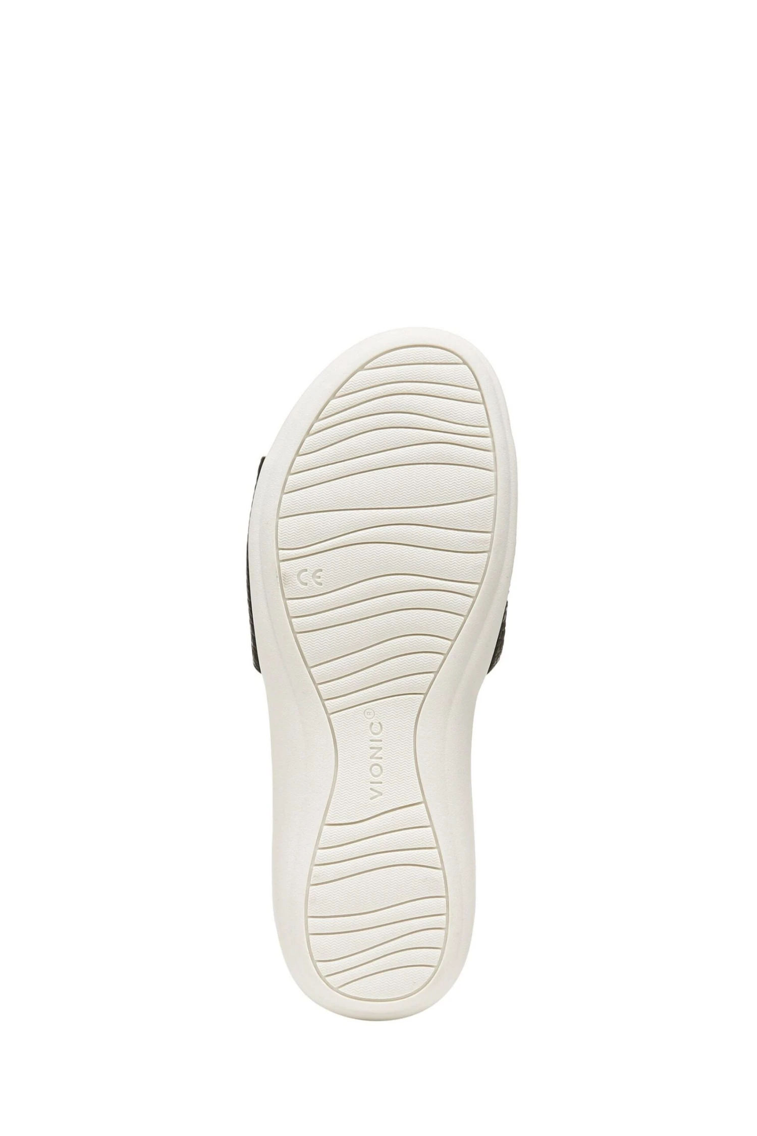 Vionic Val Cream Tumbled Leather Slides - Image 6