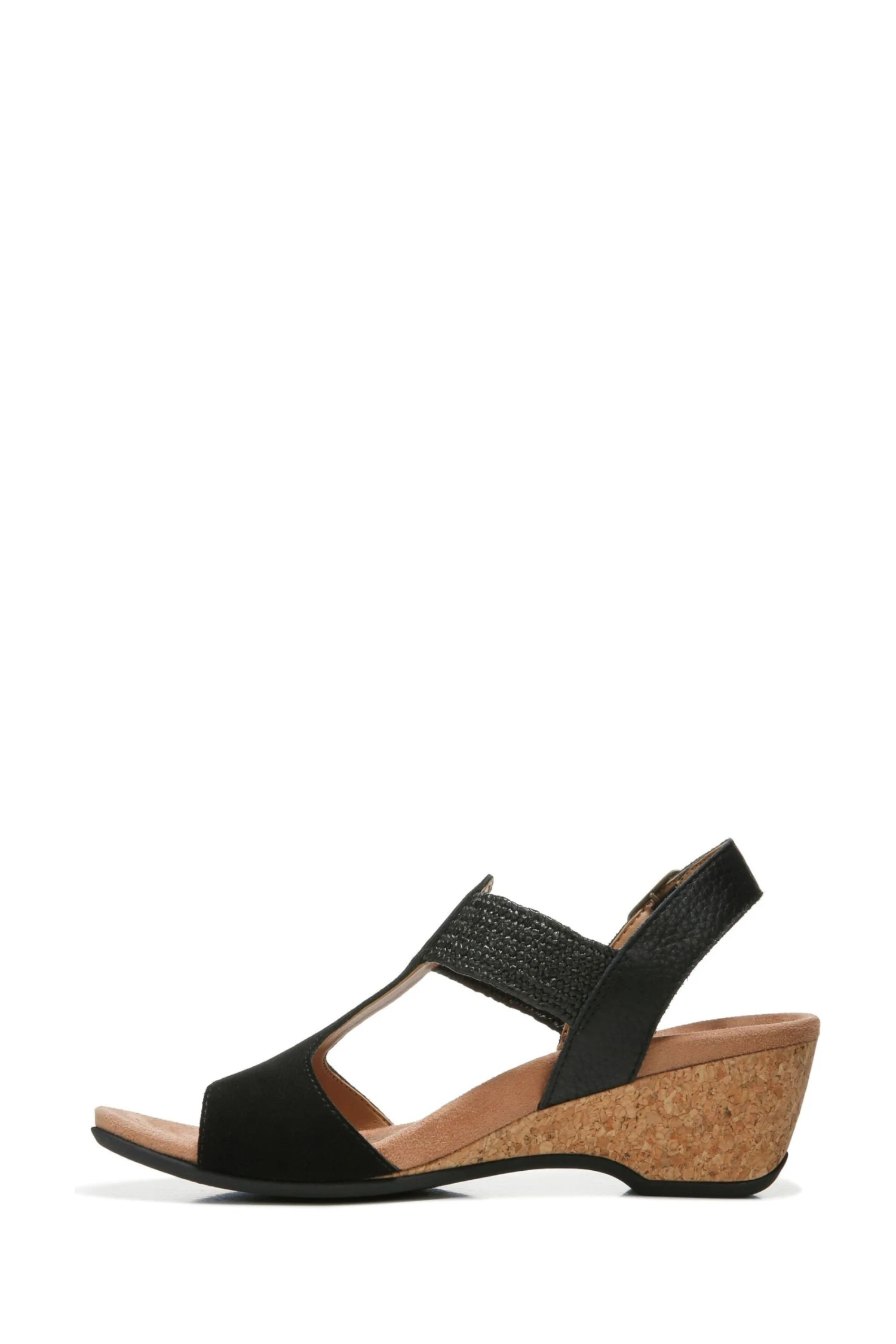 Vionic Black Suede Kaytie Sandals - Image 2