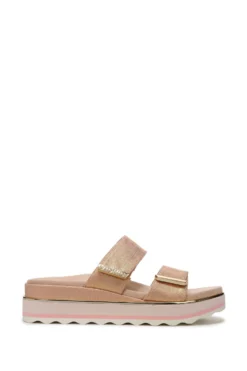 Vionic Pink Brandie Slides