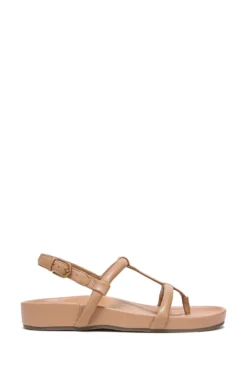 Vionic Adley Brown Leather Sandals
