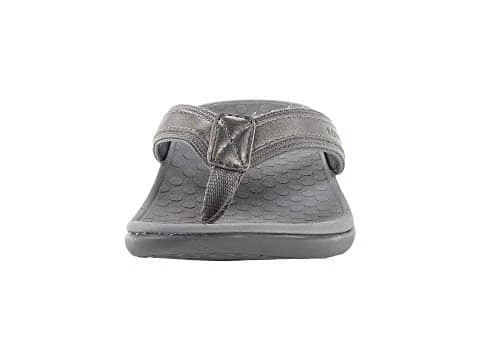 Vionic Women's Tide II Toe Post Sandals Pewter Metallic - Image 6