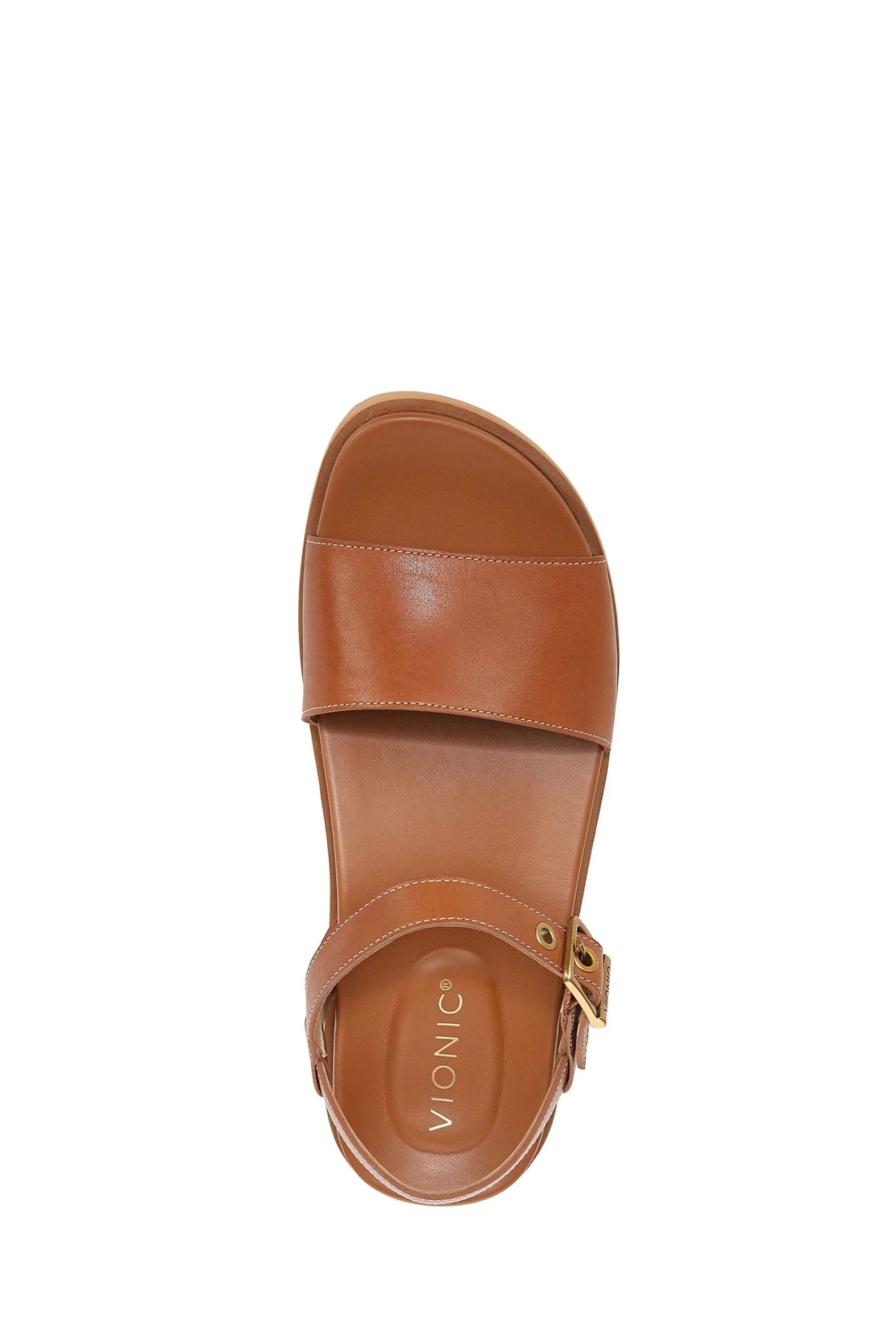 Vionic Jamie Brown Leather Sandals - Image 5