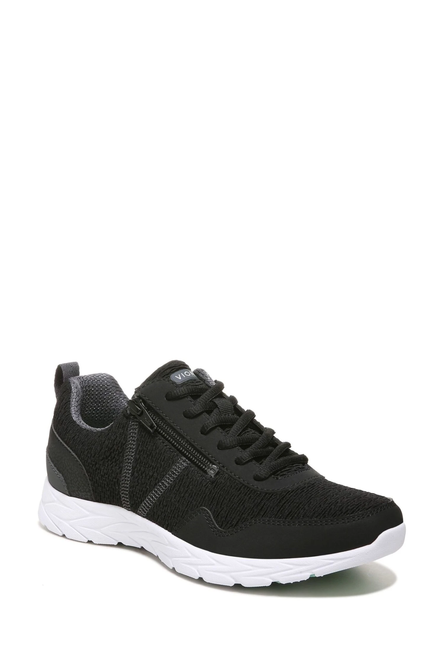 Vionic Jetta Black Lace Up Trainers - Image 3