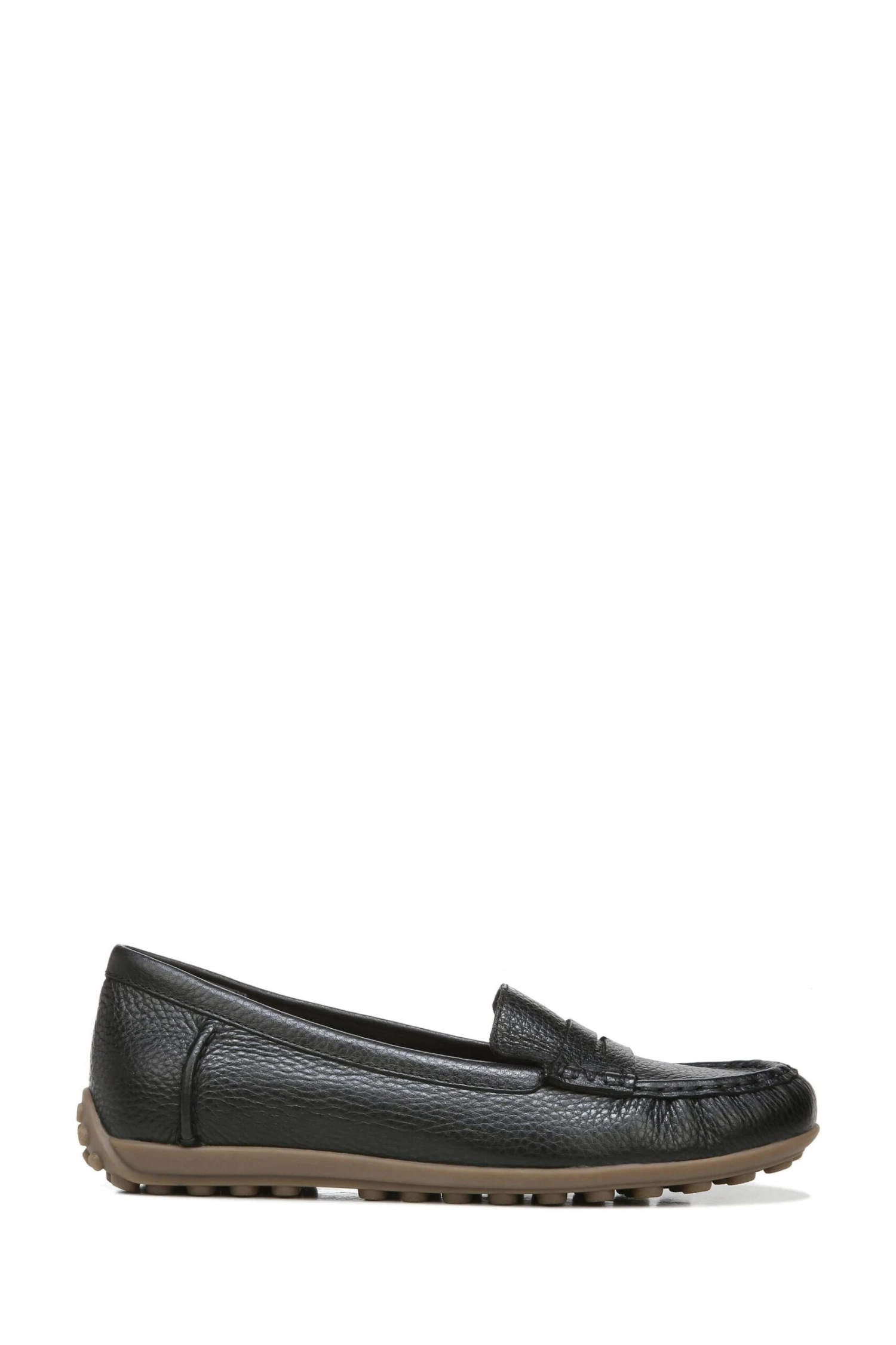 Vionic Marcy Black Tumbled Slip On Shoes