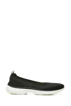 Vionic Kallie Black Knit Slip On Shoes