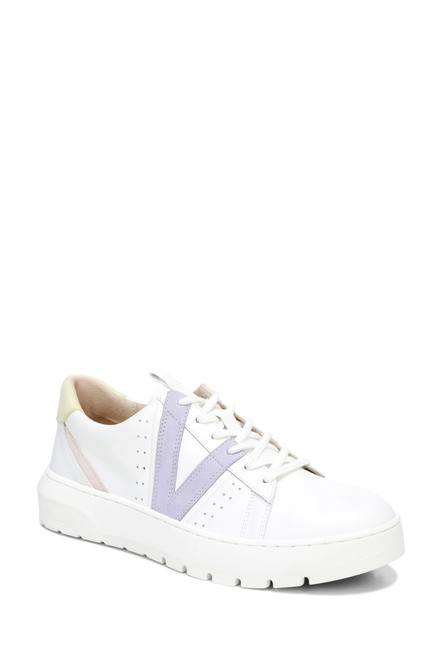 Vionic Simasa White Cup Sole Sneaker Trainers - Image 3