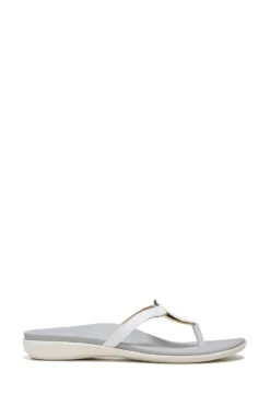 Vionic Raysa Thong White Sandals