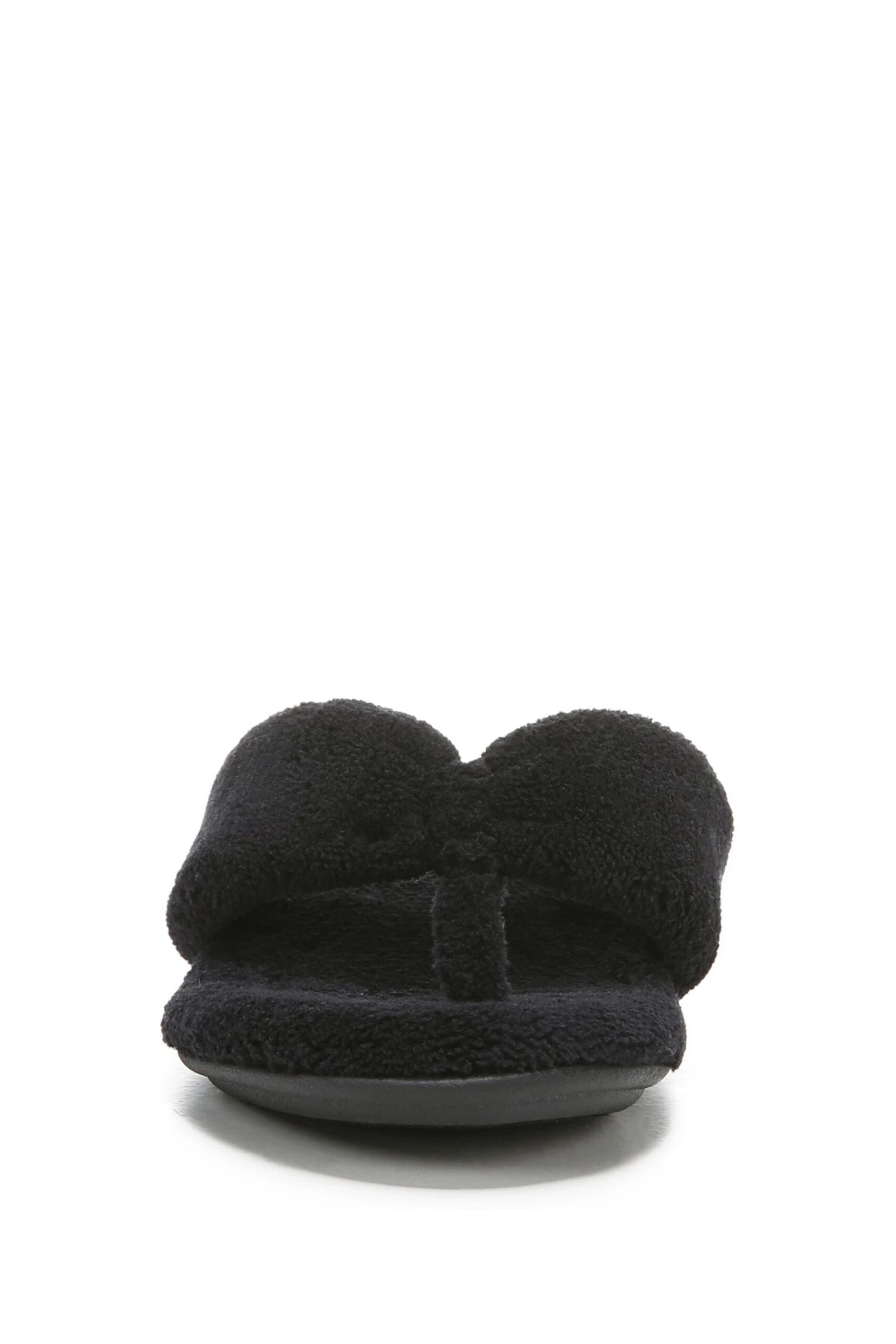 Vionic Lydia Black Terry Slippers - Image 4