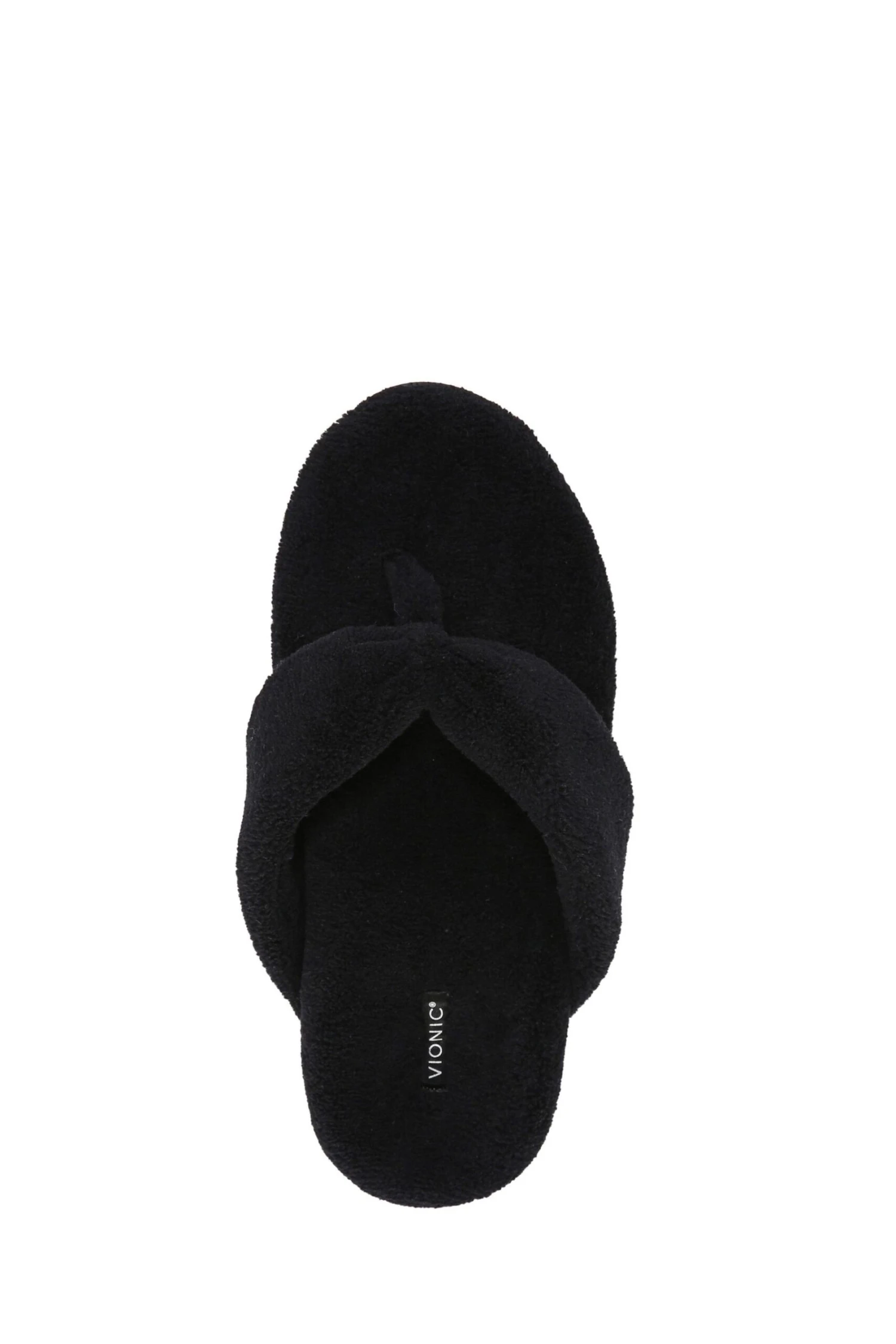 Vionic Lydia Black Terry Slippers - Image 7