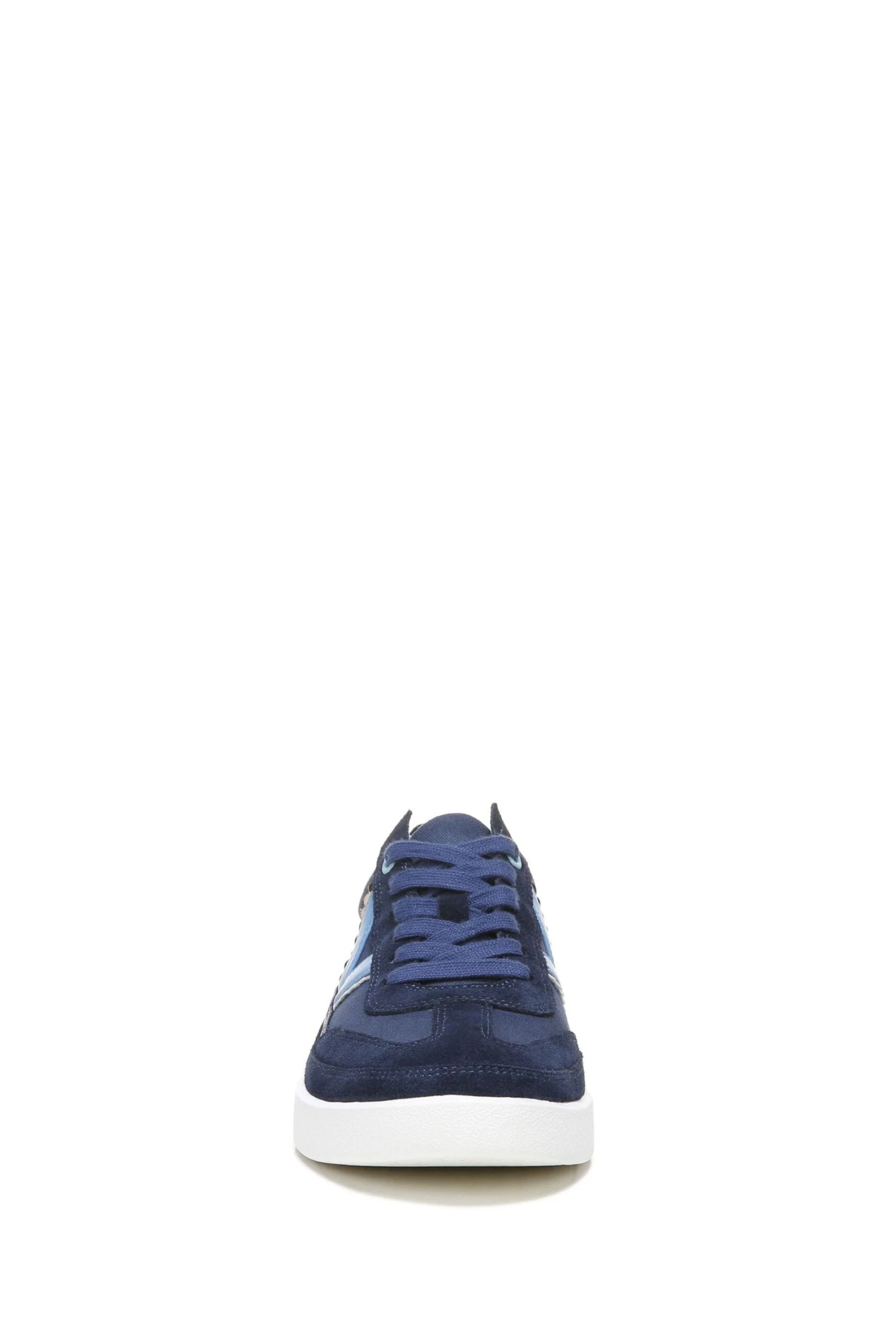 Vionic Navy Blue Canvas Mylie Lace Up Trainers - Image 4