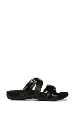 Vionic Hadlie Black Slider Sandals
