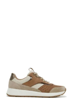 Vionic Nova Toffee Brown Nubuck Lace Up Trainers