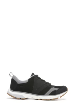 Vionic Zanny Black/Charcoal Lace Up Trainers