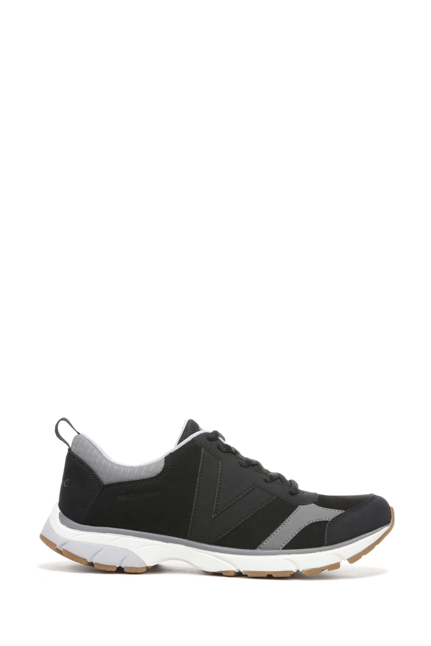 Vionic Zanny Black/Charcoal Lace Up Trainers