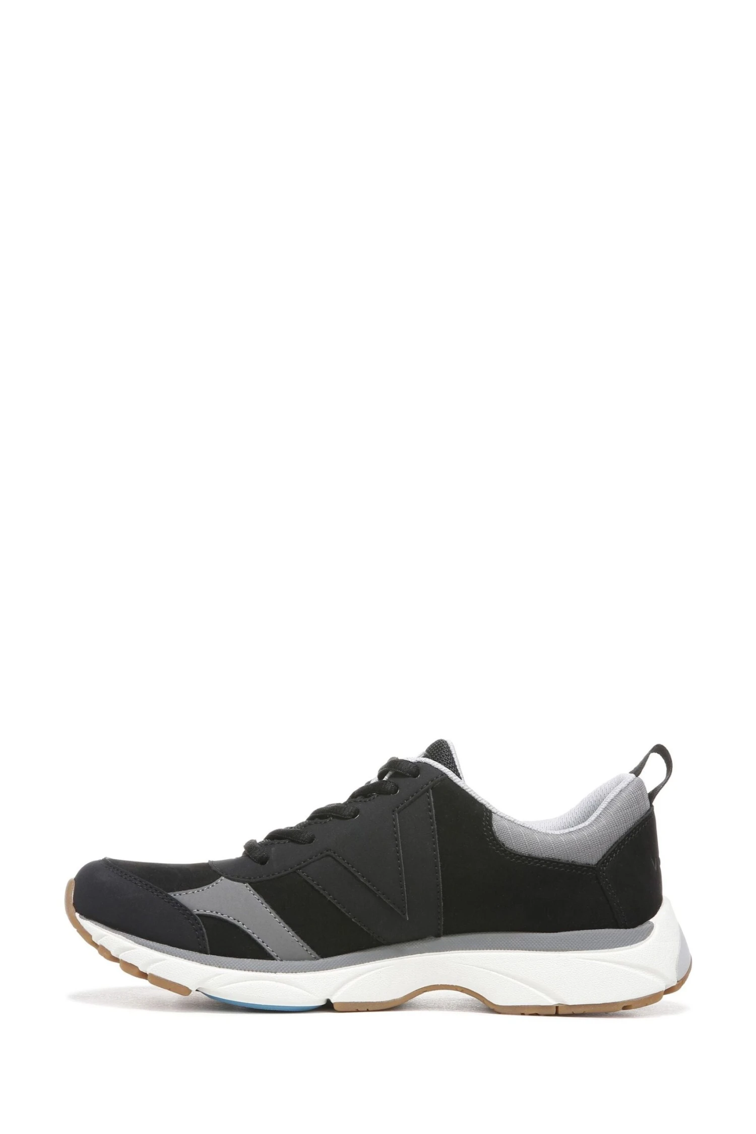 Vionic Zanny Black/Charcoal Lace Up Trainers - Image 2