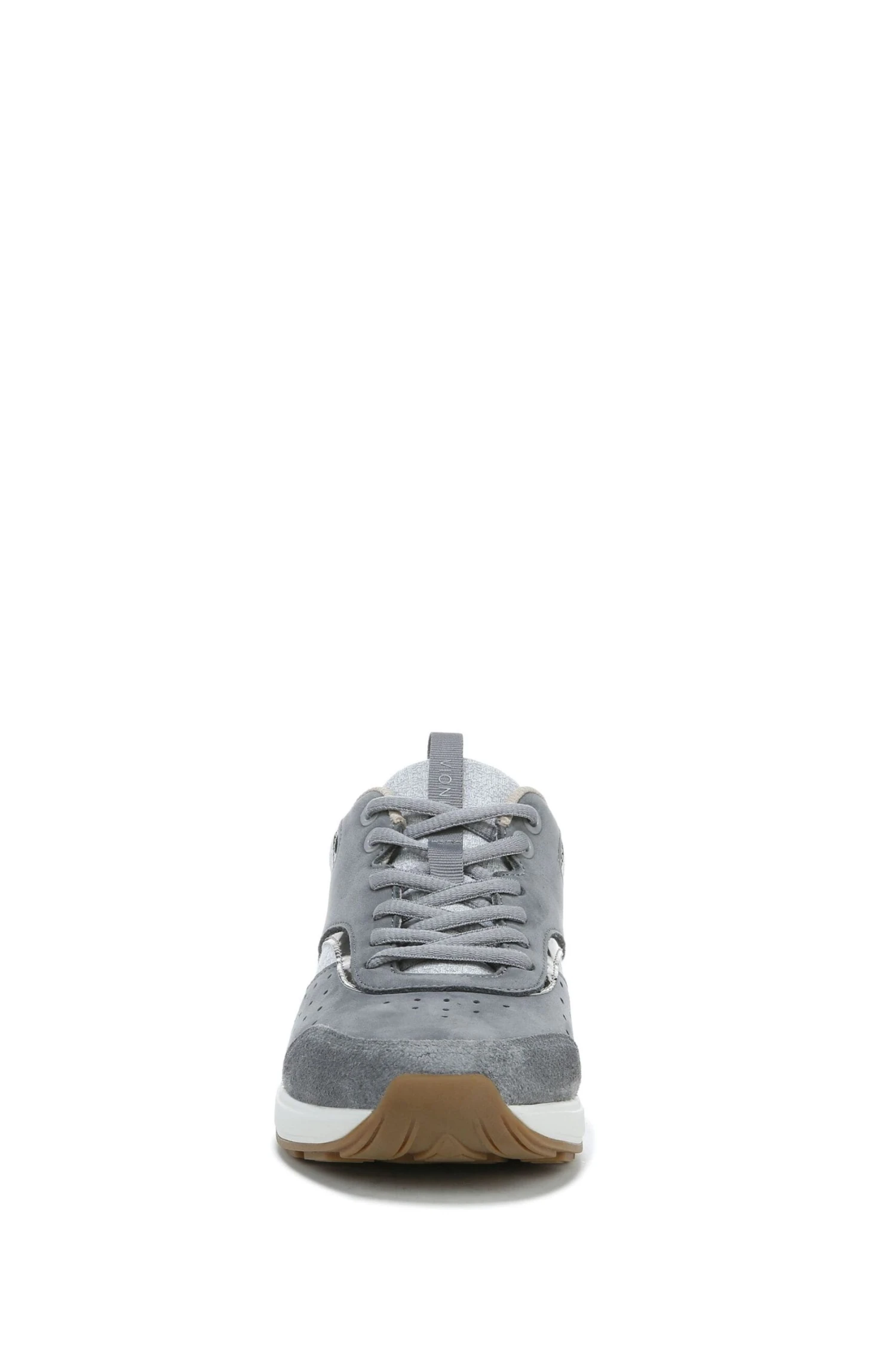 Vionic Grey Vapor/Charcoal Nubuck Nova Lace Up Trainers - Image 4