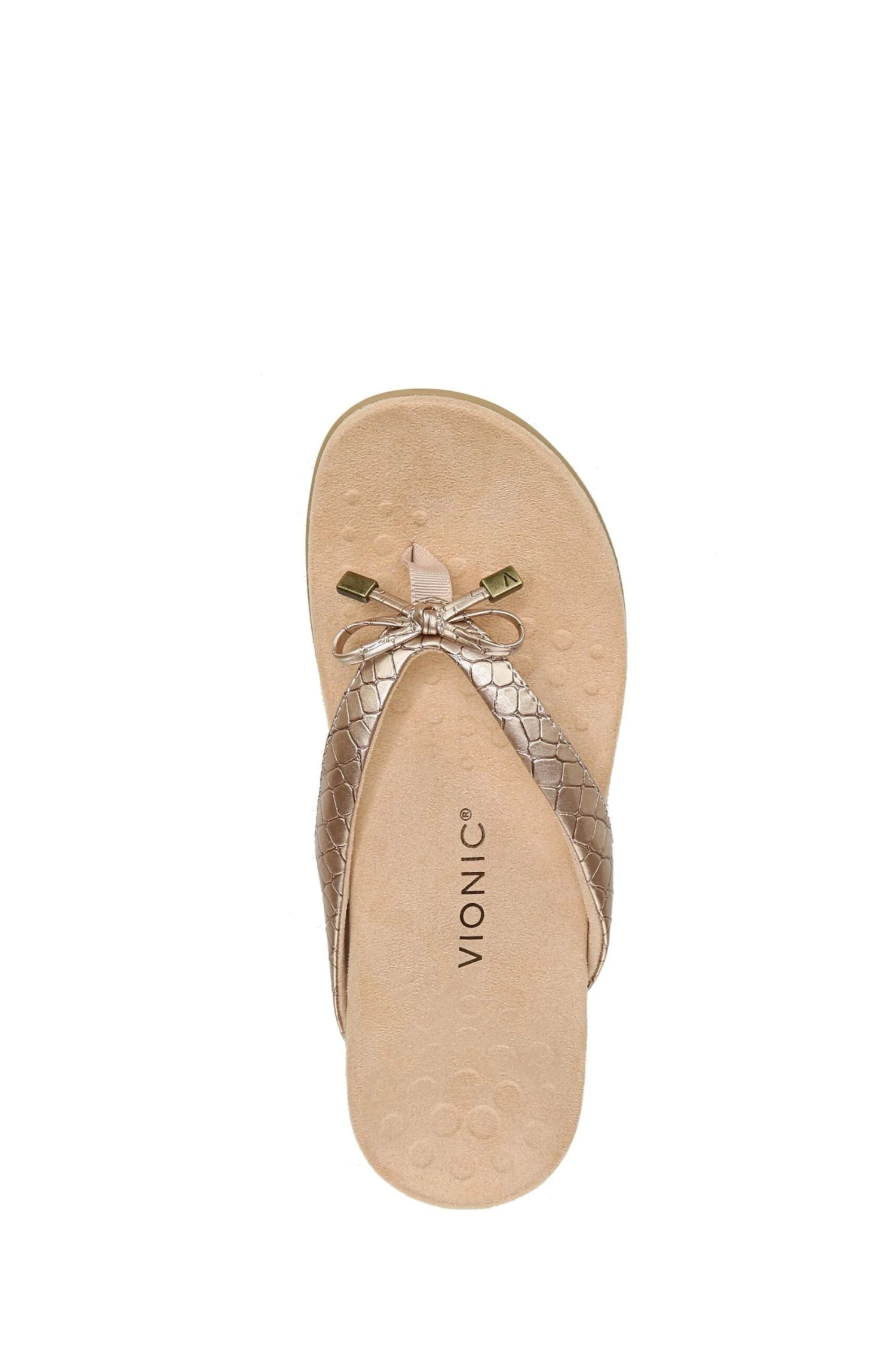 Vionic Gold Bella Thong Sandals - Image 6