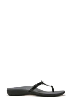 Vionic Raysa Thong Black Sandals