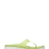 Vionic Green Luminous Thong Wedge Sandals