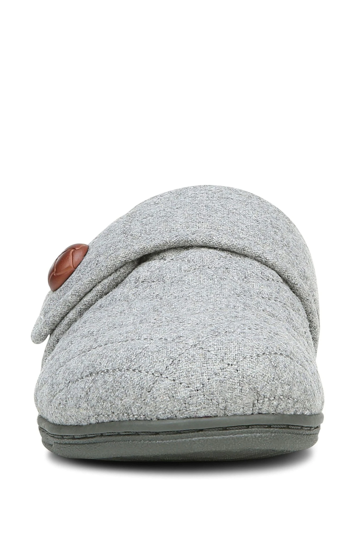 Vionic Grey Carlin Mule Slippers - Image 4