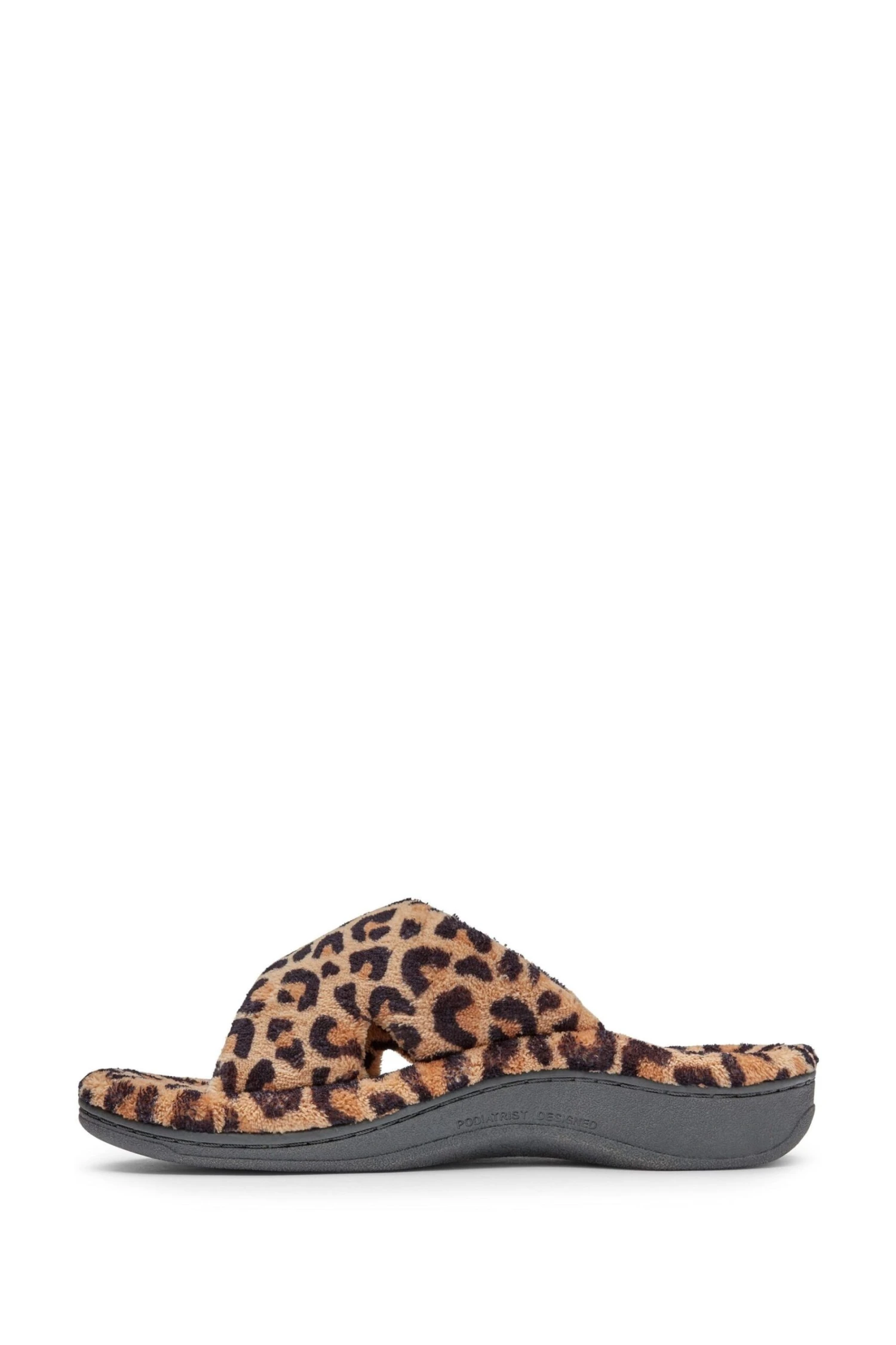 Vionic Soft Natural Leopard Relax Slider Slippers - Image 2