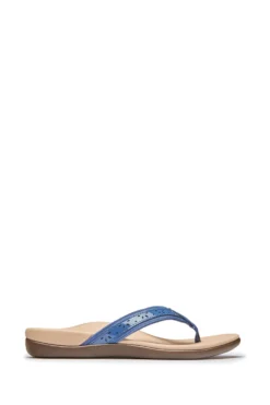 Vionic Indigo Blue Casandra Thong Toe Post Sandals