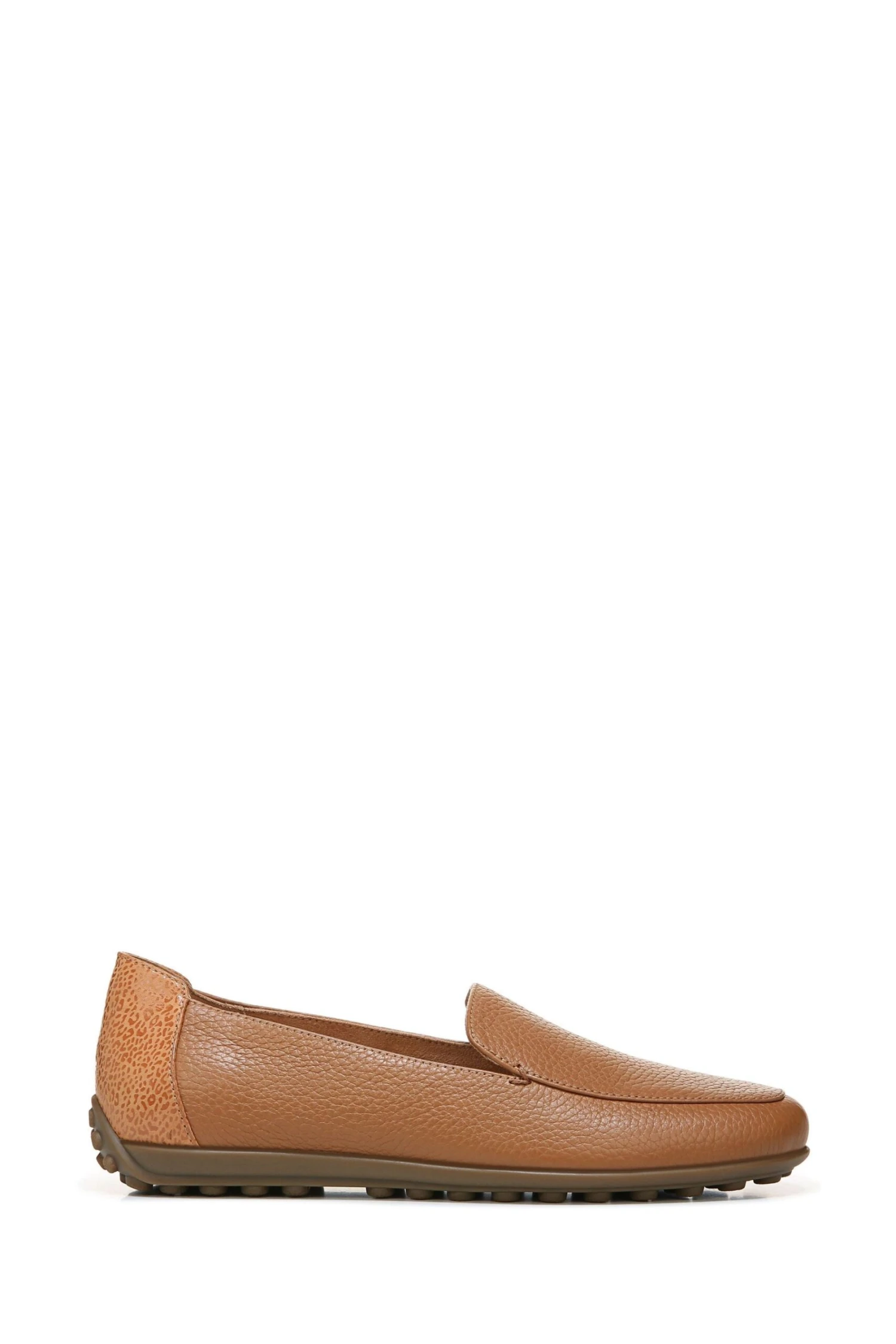 Vionic Elora Slip Ons Toffee Brown Leather Shoes