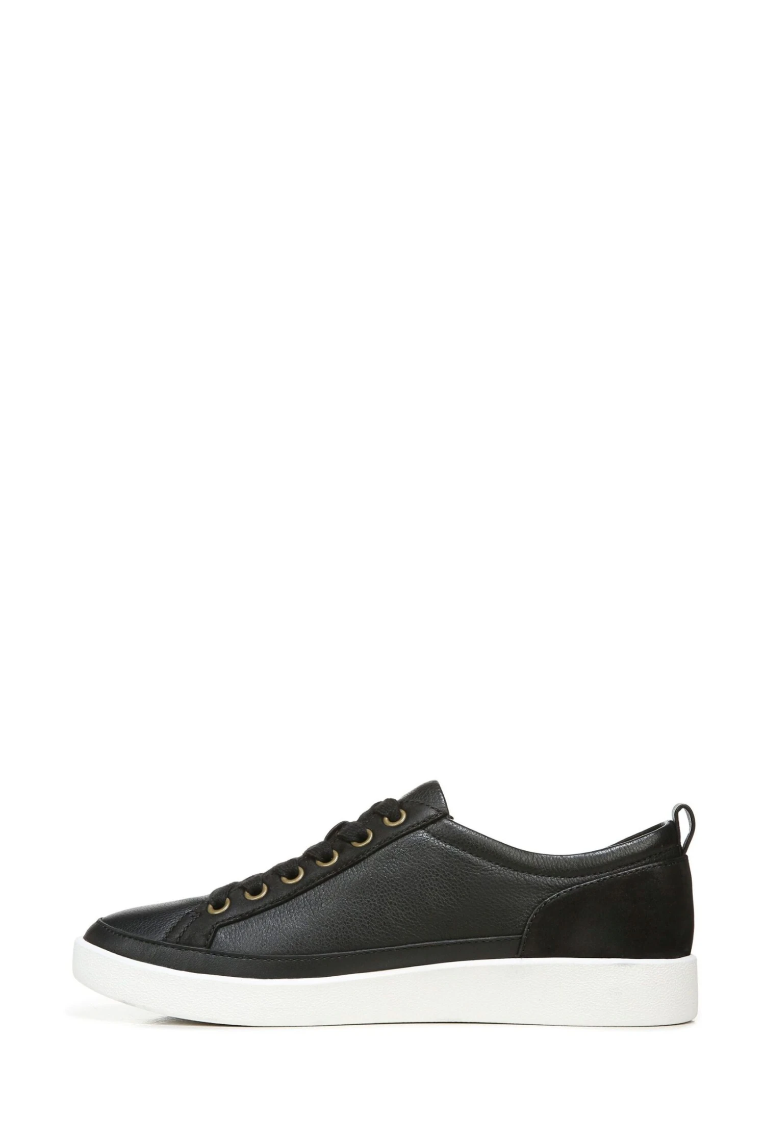 Vionic Winny Nubuck Black Leather Lace Up Trainers - Image 2