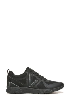 Vionic Miles II Lace Up Black Trainers