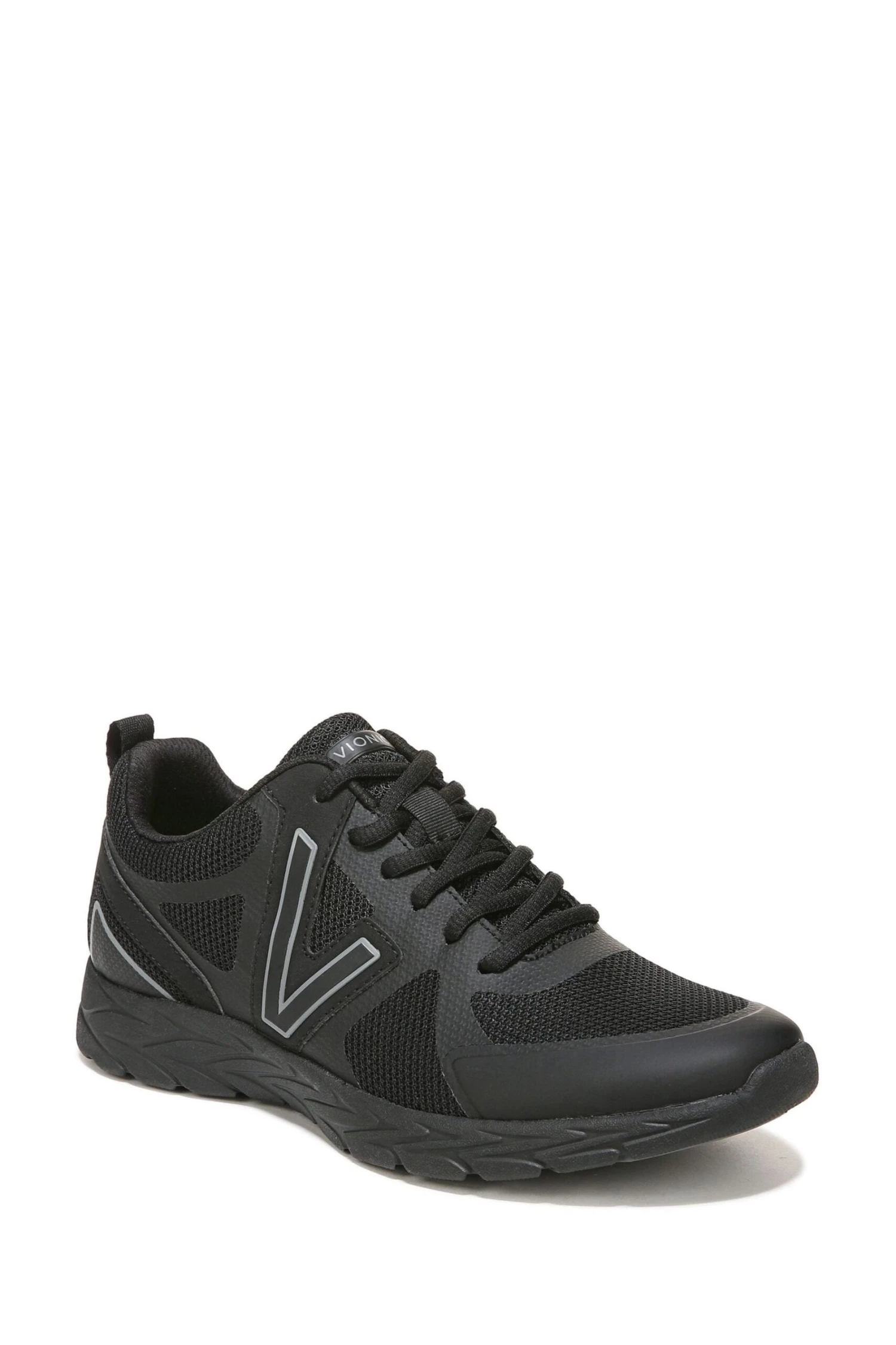 Vionic Miles II Lace Up Black Trainers - Image 3