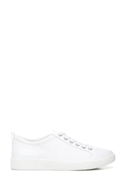 Vionic Winny Lace Up White Trainers