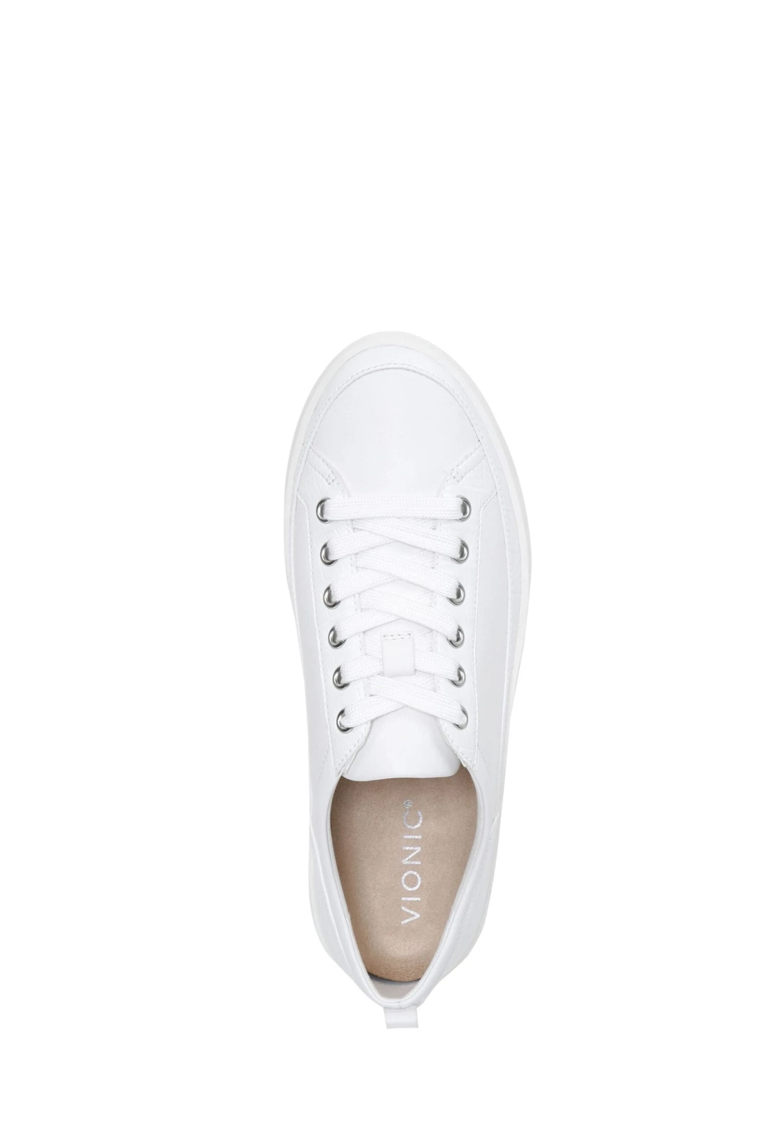 Vionic Winny Lace Up White Trainers - Image 4