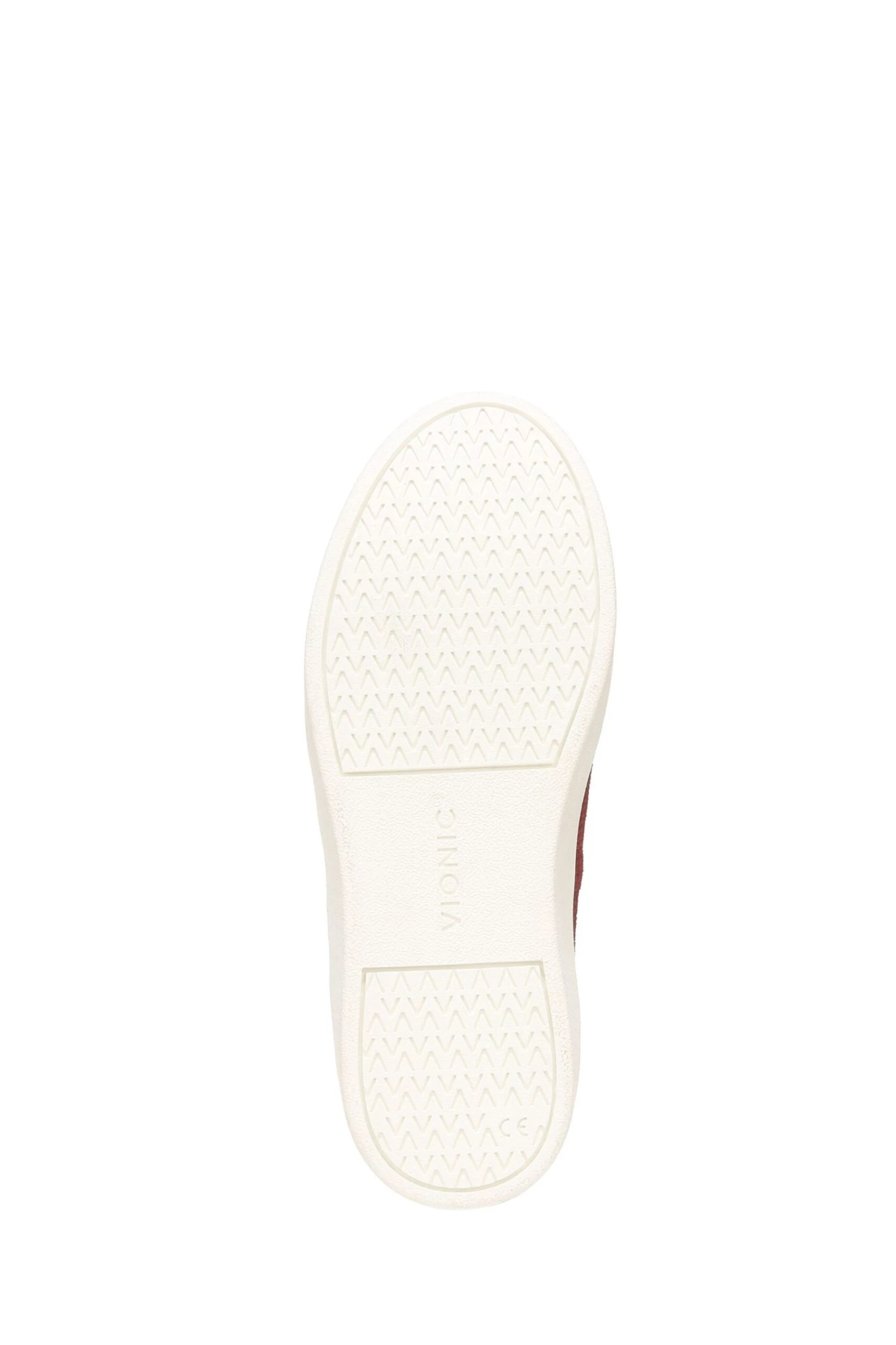 Vionic Red Mylie Shiraz Canvas Lace-Up Trainers - Image 7