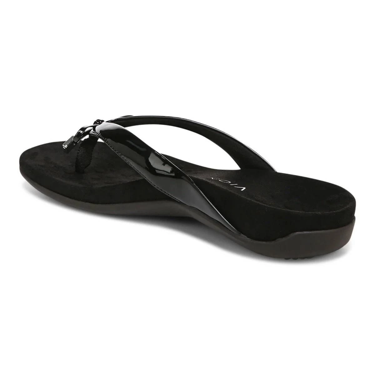 Vionic Women's Bella Toe Post Sandals Black - Image 6