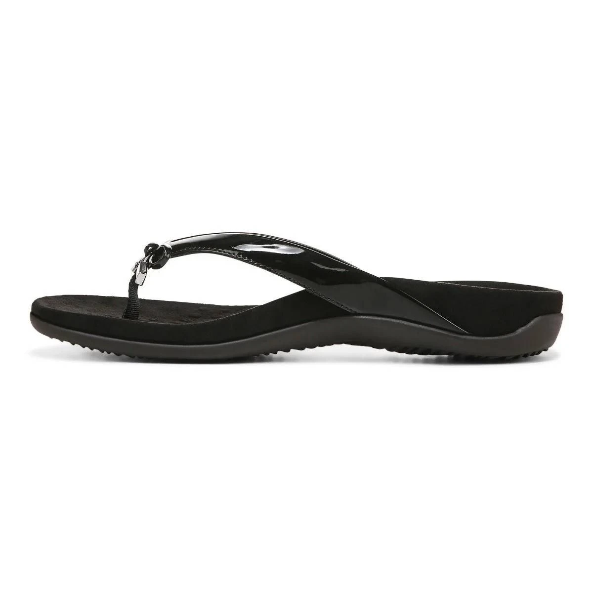 Vionic Women's Bella Toe Post Sandals Black - Image 5