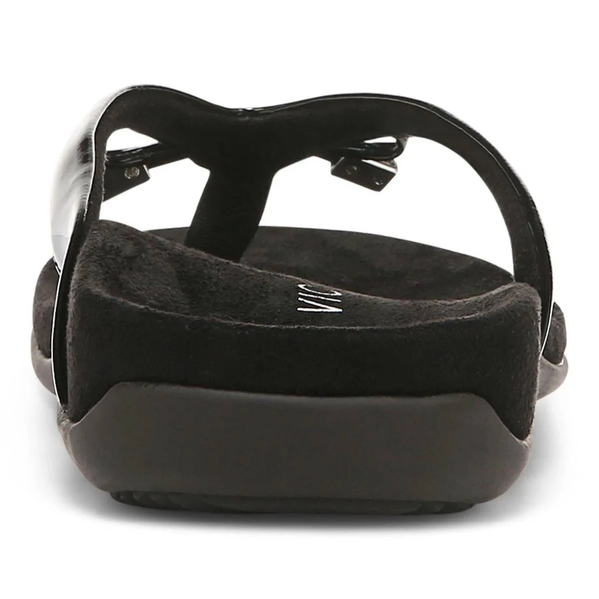 Vionic Women's Bella Toe Post Sandals Black - Image 9