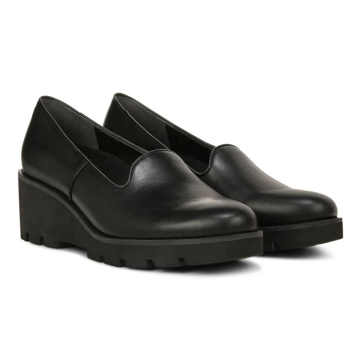 Vionic Women's Willa Wedge Black Leather - Image 9