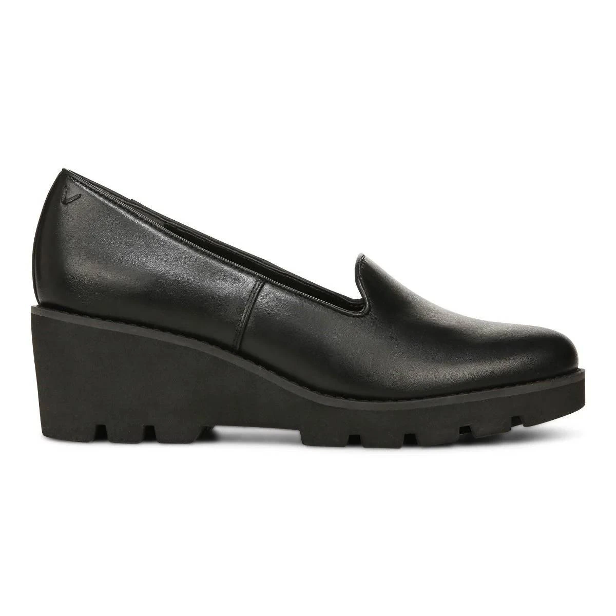 Vionic Women's Willa Wedge Black Leather - Image 3
