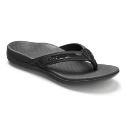 Vionic Women's Tide II Toe Post Sandals Black