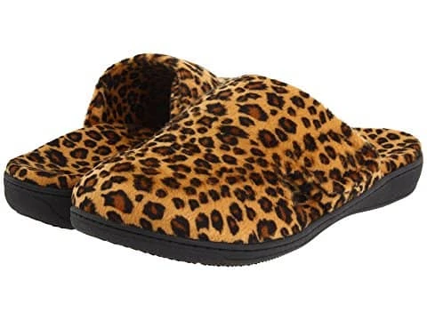 Vionic Women's Gemma Mule Hook & Loop Slippers Tan Leopard - Image 2