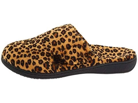 Vionic Women's Gemma Mule Hook & Loop Slippers Tan Leopard - Image 5
