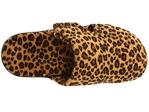 Vionic Women's Gemma Mule Hook & Loop Slippers Tan Leopard - Image 7